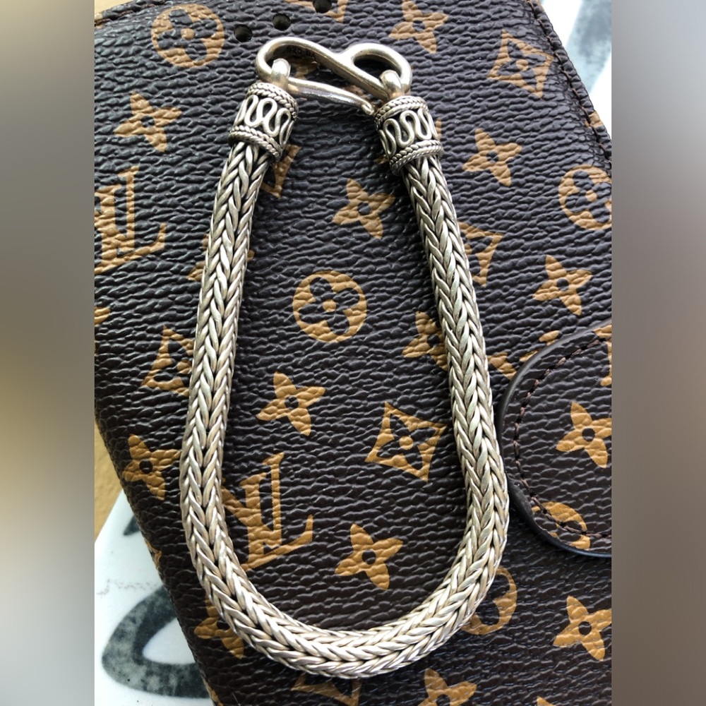 Bali weave silver bracelet
